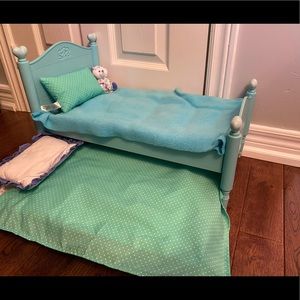Retired American girl trundle bed